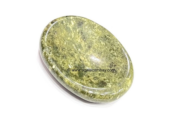 Vesuvianite Worry Stone