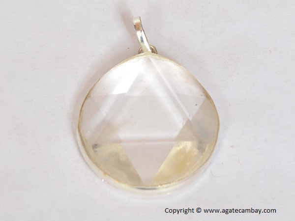 Clear Crystal Quartz Star Of David