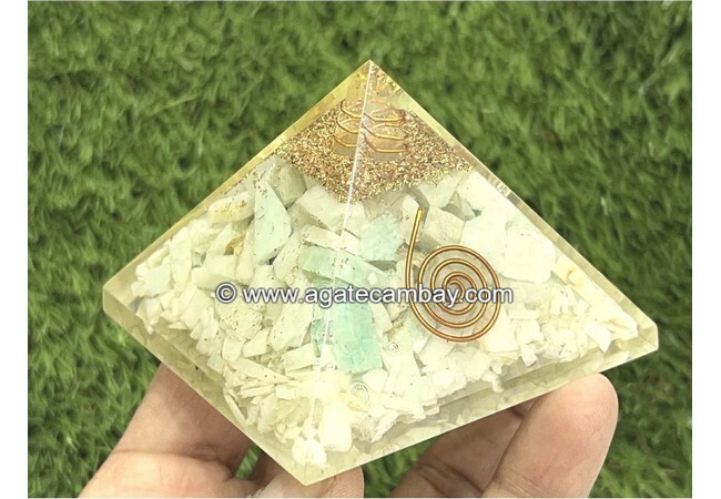 Amazonite Orgonite Pyramid