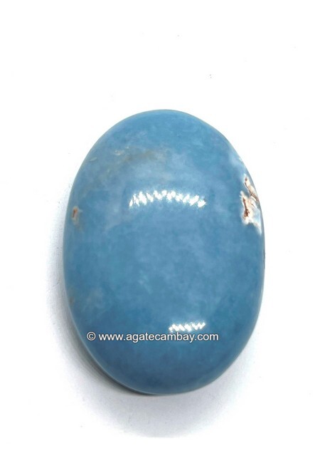 Angelite Palm Stone
