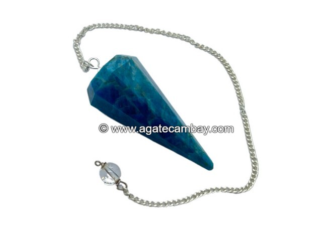 Apatite Facetted Pendulum