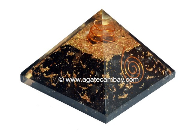 Black Tourmaline Orgonite Pyramid