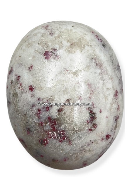 Cinnabarite Palm Stone