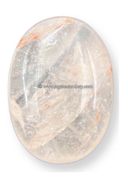 Clear Quartz Palm Stone