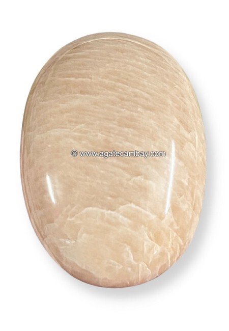 Cream Moonstone Palm Stone