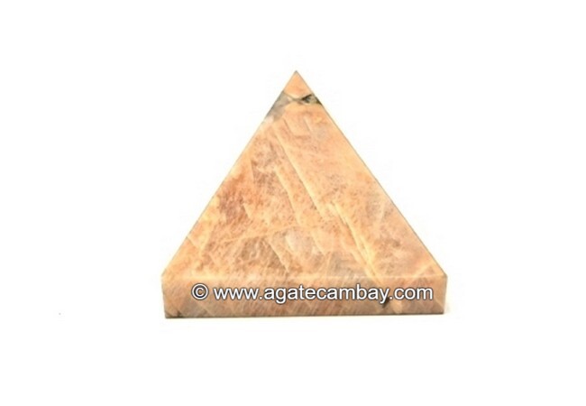 Cream Moonstone Pyramid
