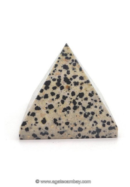 Dalmatian Jasper Pyramid