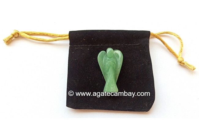 Green Aventurine - 1 inch Angel