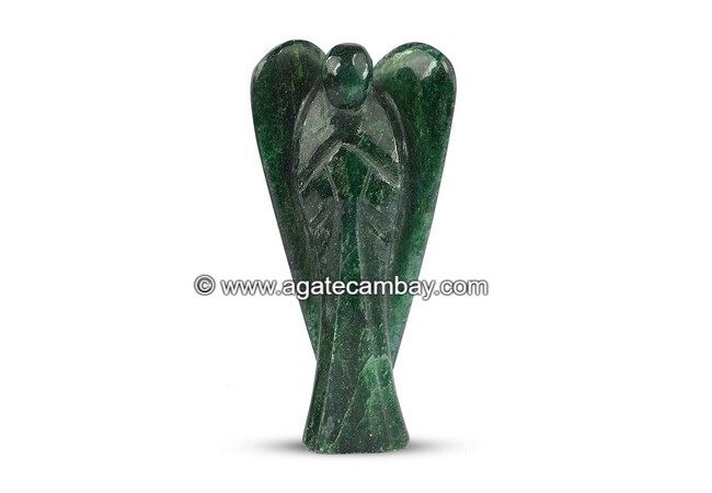 Green Jade - 2 inch Angel