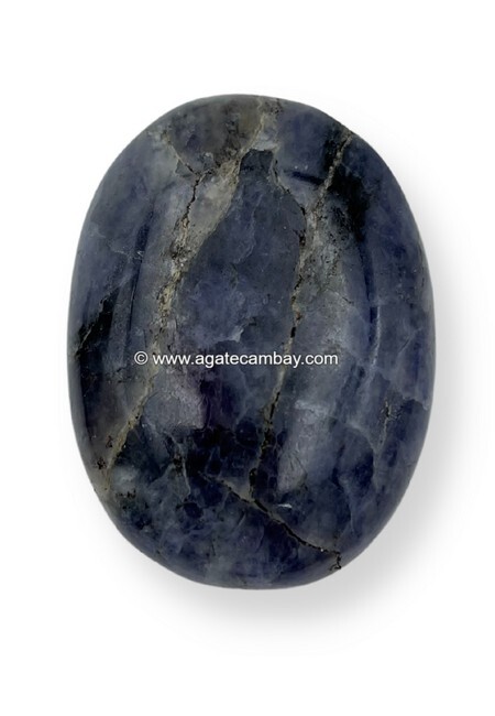 Iolite Palm Stone