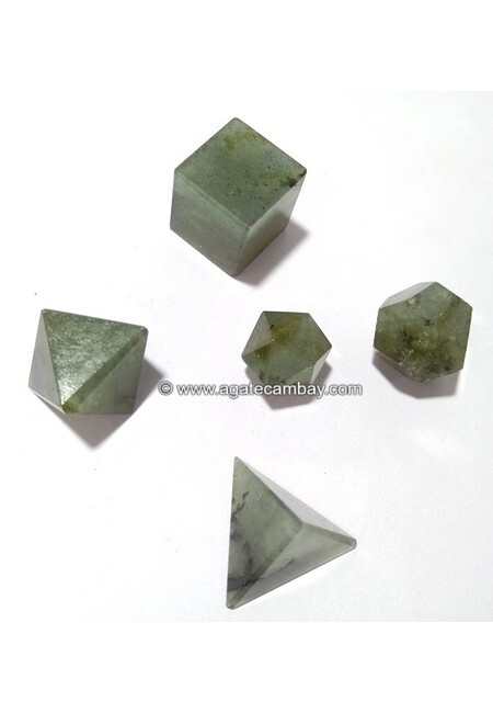 Labradorite Sacred Geometry 5 Pieces Sets