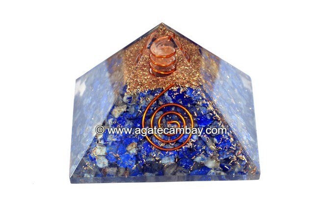 Lapis Lazuli Orgonite Pyramid
