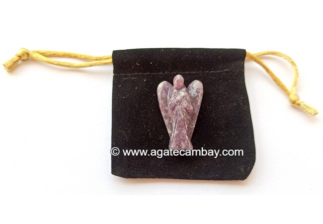 Lepidolite - 1 inch Angel
