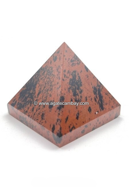 Mahogany Obsidian Pyramid