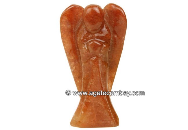 Red Aventurine - 1 inch Angel
