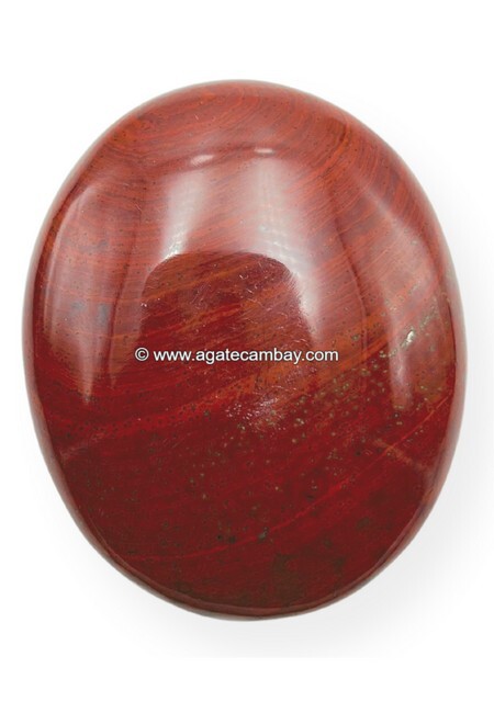 Red Jasper Palm Stone