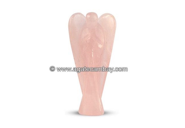 Rose Quartz - 3 inch Angel