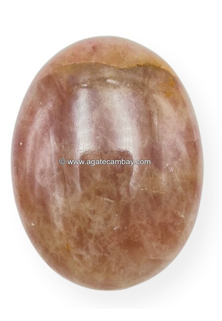 Strawberry Quartz Palm Stone