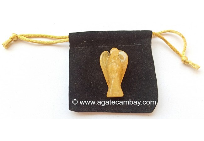 Yellow Aventurine - 1 inch Angel