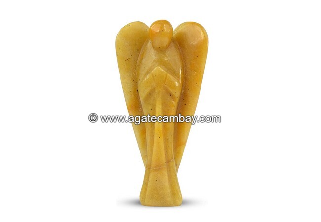 Yellow Jasper - 2 inch Angel