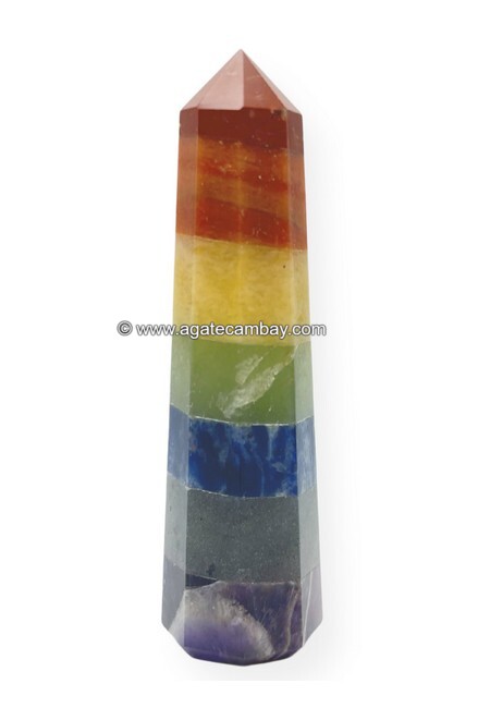 7 Chakra (Bonded) Obelisk