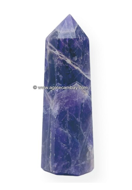 Amethyst Chevron Obelisk