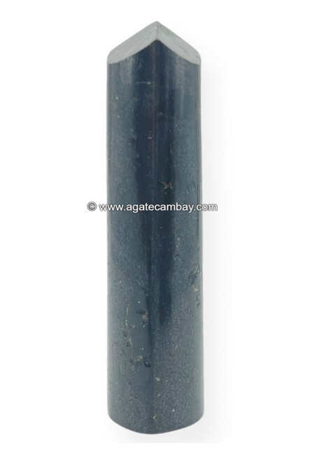 Black Tourmaline-3 facet Obelisk