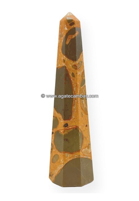 Leopard Skin Jasper Obelisk