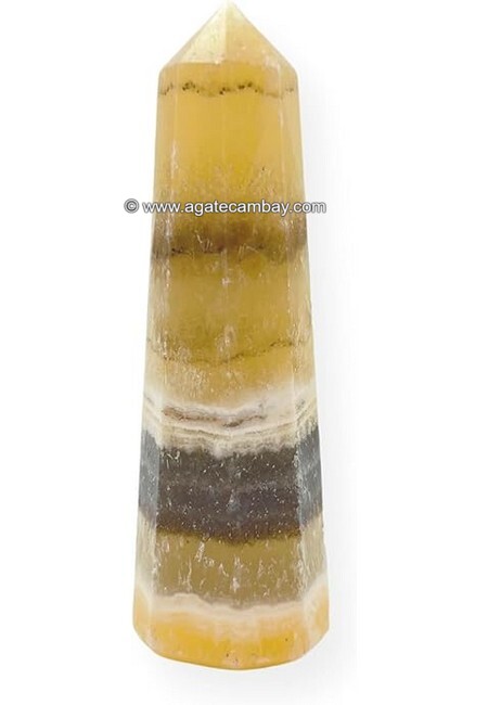 Zebra Calcite Obelisk