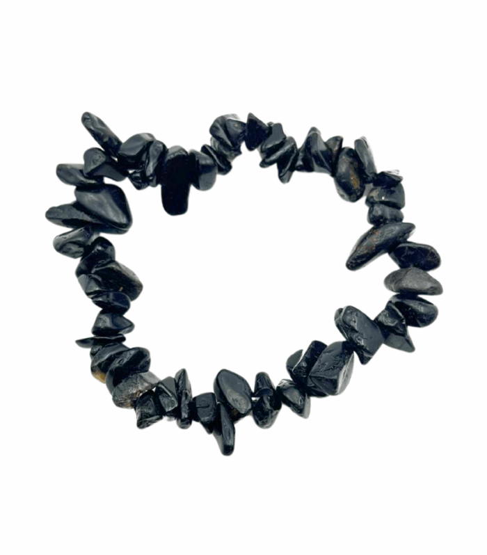 Black Tourmaline Chips Bracelets