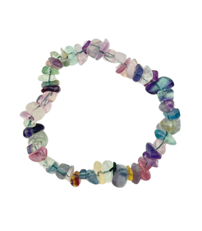 Multi Fluorite Chips Bracelets