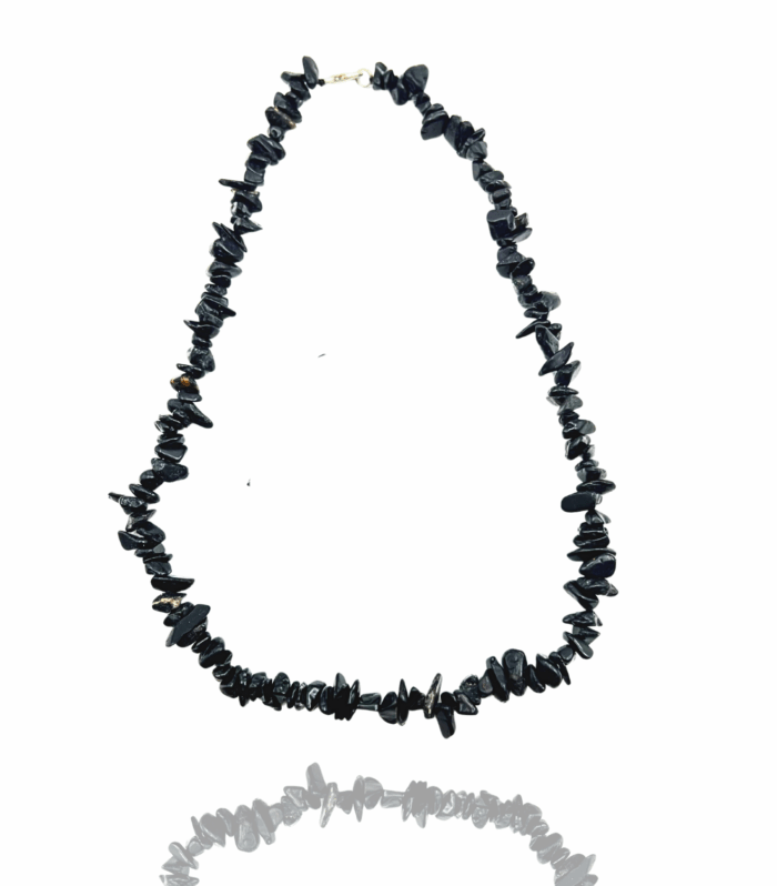Black Tourmaline Chips Necklaces