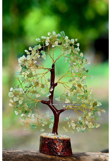 Green Jade Tree with Golden Wire (300 Chips)