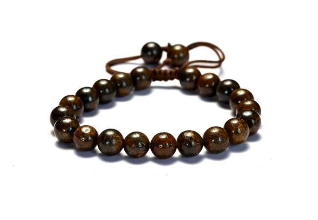 Bronzite Single Stone Dori Bracelet- 8 mm