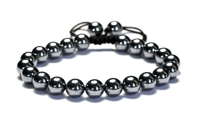 Elite Shungite Single Stone Dori Bracelet- 8 mm